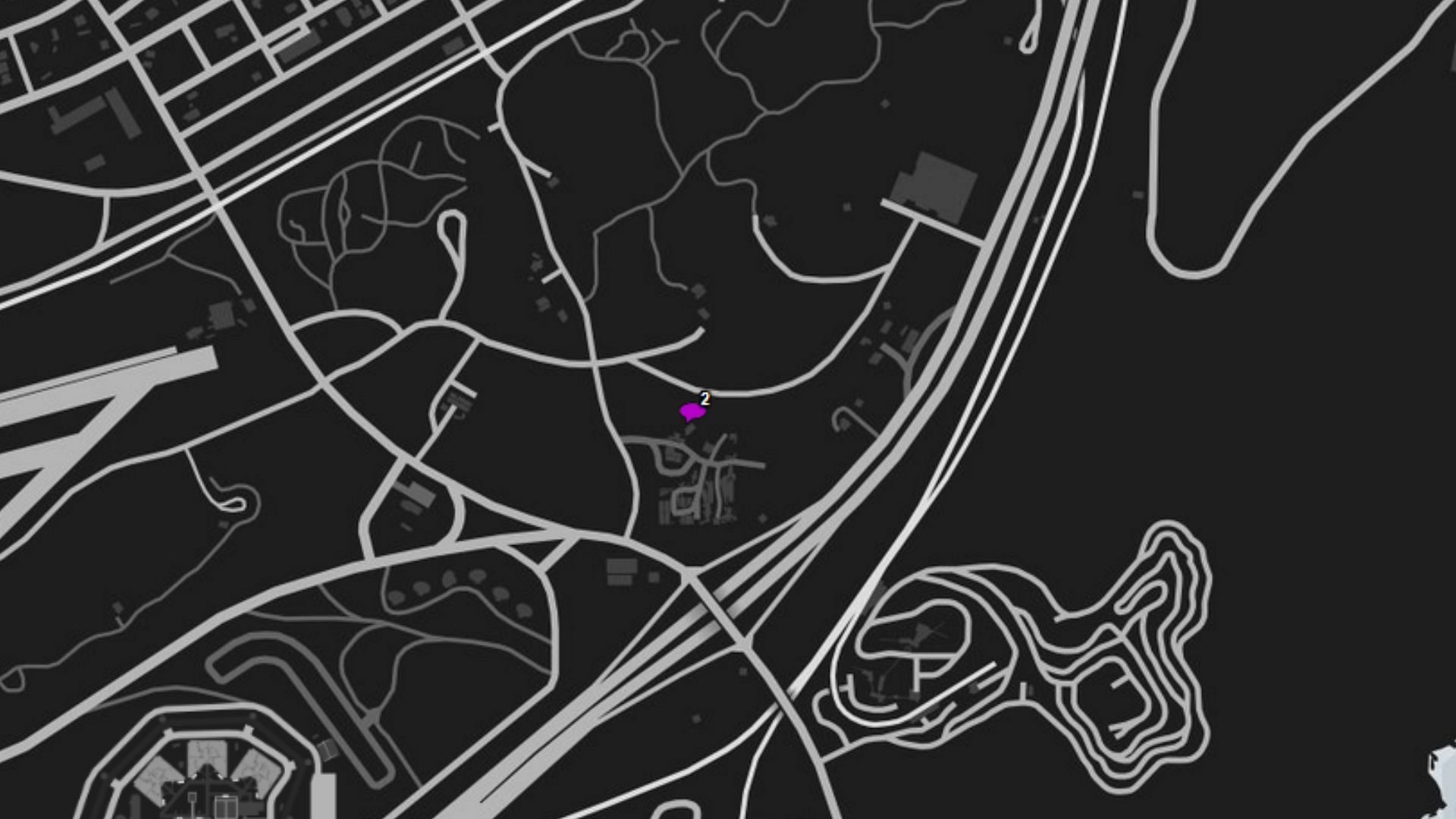 The exact coordinates of the second Drug Street Dealers GTA Online locations today (Image via Rockstar Games/GTAweb.au)
